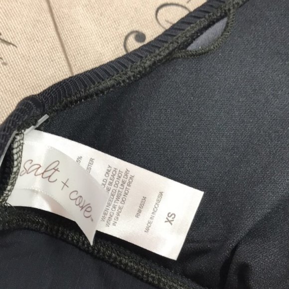 2/$40 Salt+Cove Juniors' Ribbed Halter Tankini Top - Picture 5 of 7